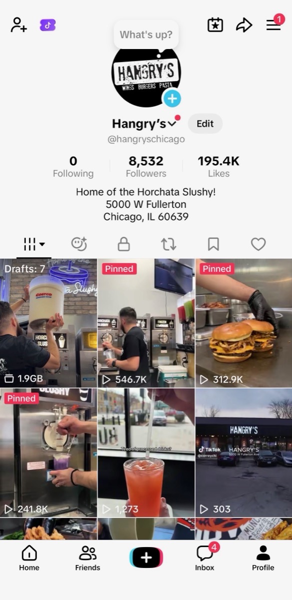 Hangry's TikTok
